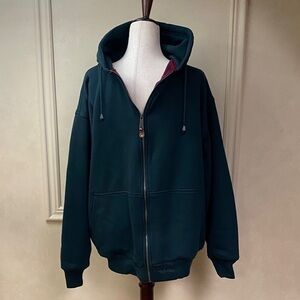 Walls Thermal Lined Heavy Weight Full Zip Hooded Chore Jacket